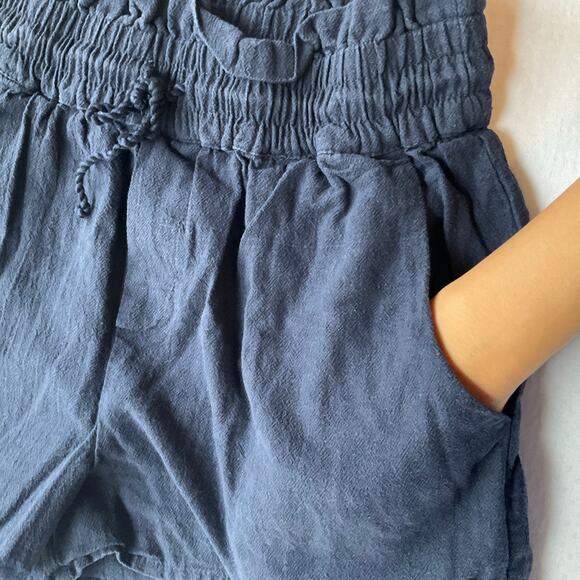 ABound Women Elastic Waist Casual Shorts size S, Blue - Picture 6 of 10